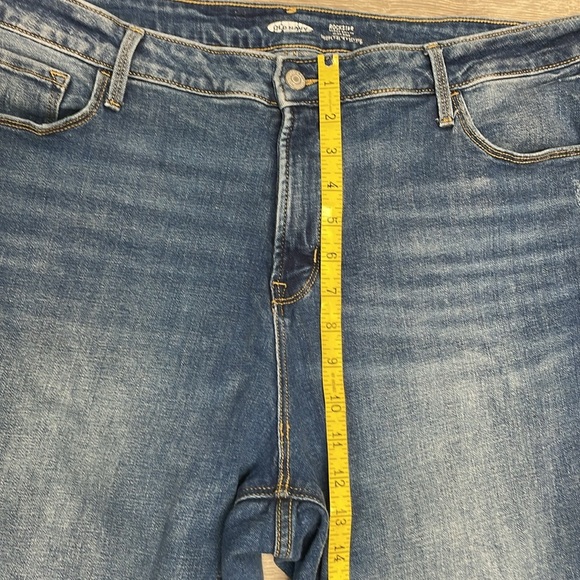 Old Navy Rockstar Super Skinny High Rise Secret Slim Pocket Distressed Denim 18L - Picture 9 of 15